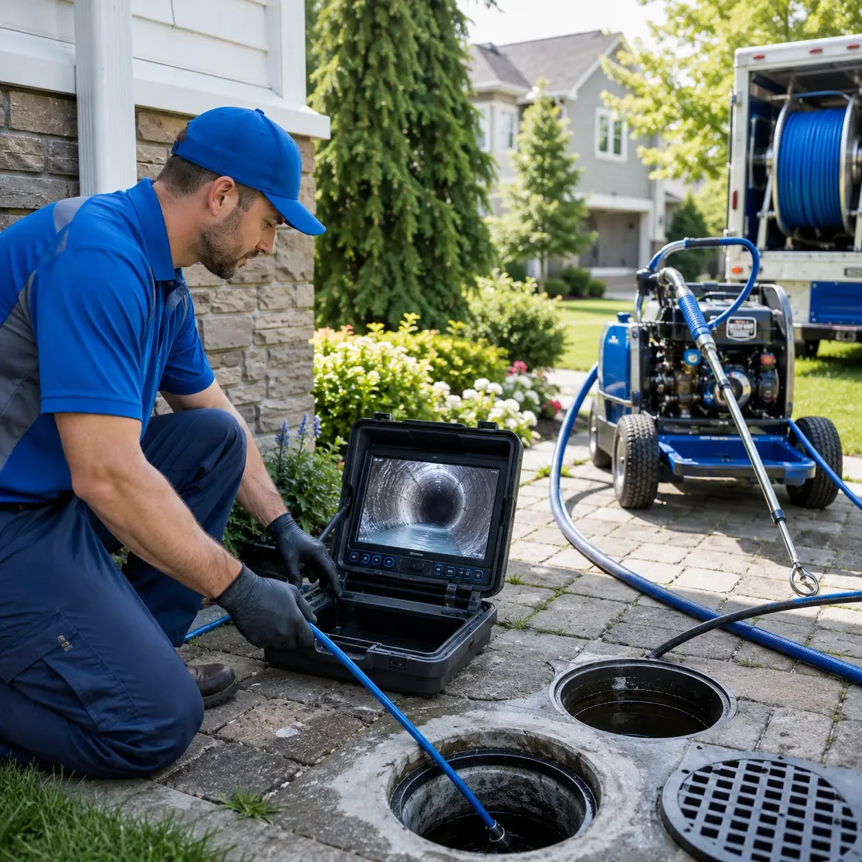 Outdoor drain cleaning professionals serving Wallington, NJ